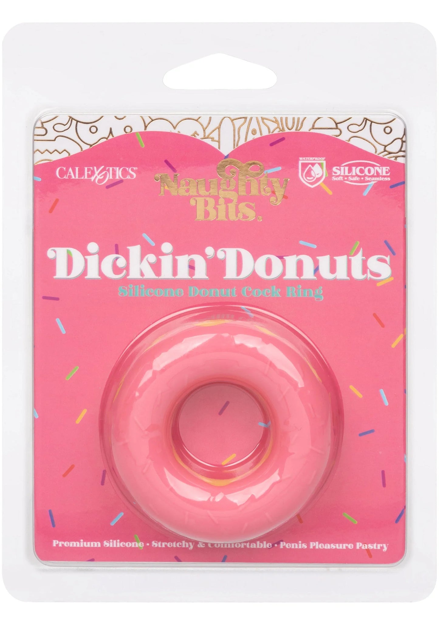 Beste vandaag nog: Naughty Bits Dickin’ Donuts Silicone Donut Cock RIng by CalExotics - bij Happytoys