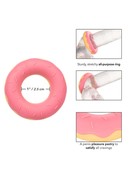 Beste vandaag nog: Naughty Bits Dickin’ Donuts Silicone Donut Cock RIng by CalExotics - bij Happytoys