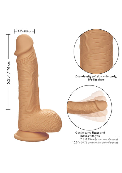 Beste vandaag nog: Dual Density Silicone Stud Skin 6.25 inch by CalExotics - bij Happytoys Sexshop: Toys for Feeling Happy & Easy 😊