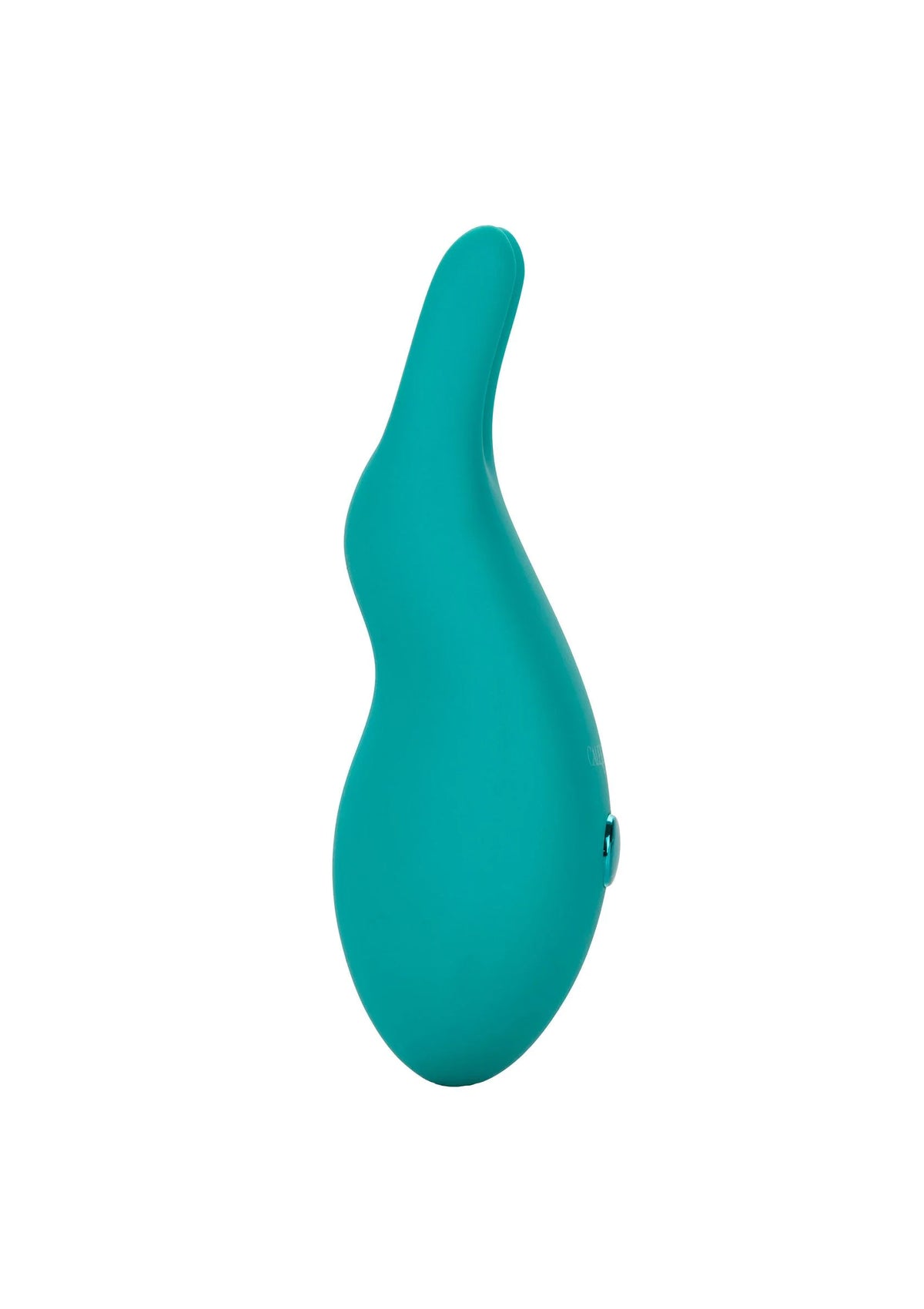 Teal konijnvormige vibrator van CalExotics, druppelvormige behuizing