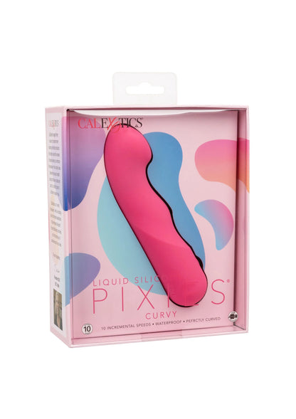 Beste vandaag nog: Liquid Silicone Pixies Curvy vibrator by CalExotics - bij Happytoys