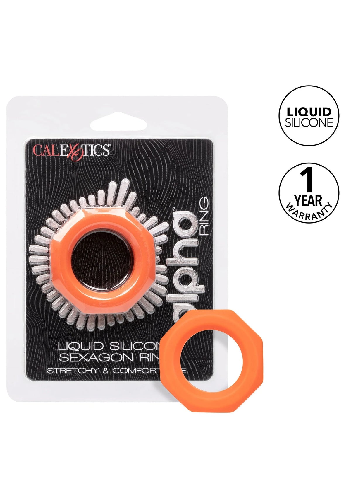 Bestel: Alpha Sexagon Ring - bij Happytoys: de erotische sex webshop | liever Happy dan Easy ⭐⭐⭐⭐⭐