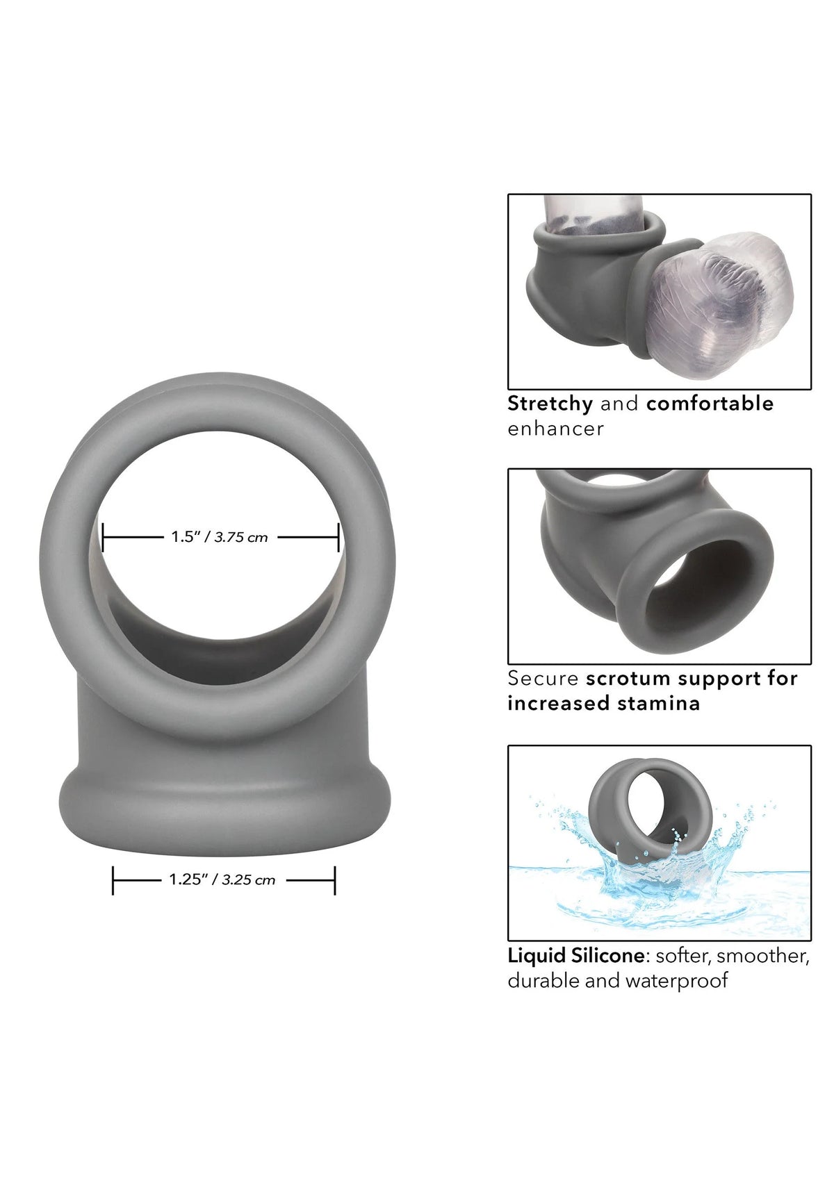 Bestel: Alpha Precision Ring - bij Happytoys: de erotische sex webshop | liever Happy dan Easy ⭐⭐⭐⭐⭐