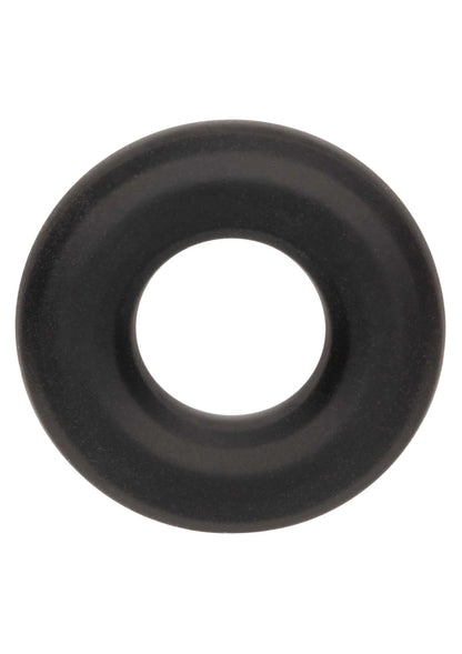 zwarte medium verlengring met ronde opening, close-up