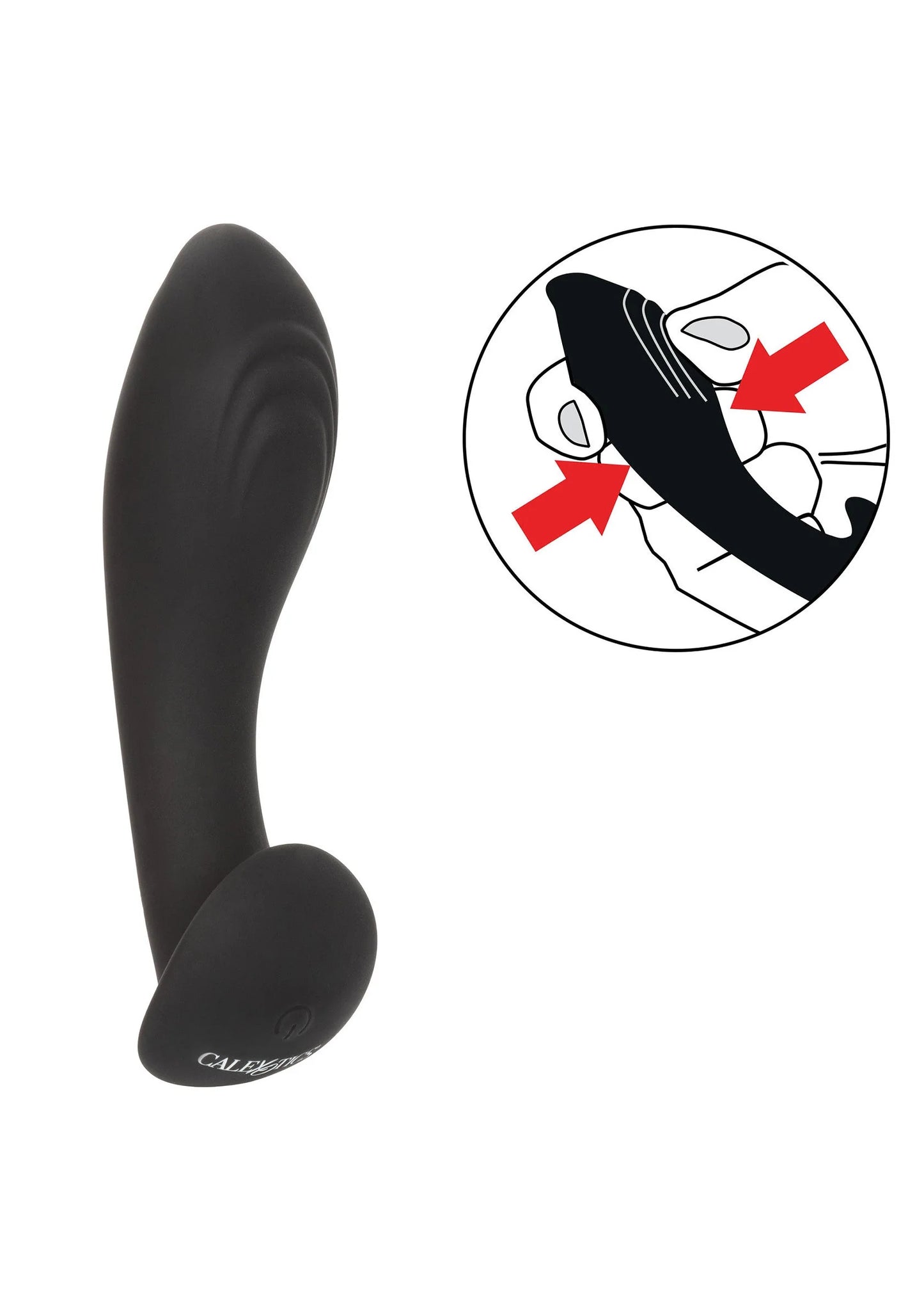 Beste vandaag nog: Eclipse Liquid Silicone Flex Probe Vibrator by CalExotics - bij Happytoys