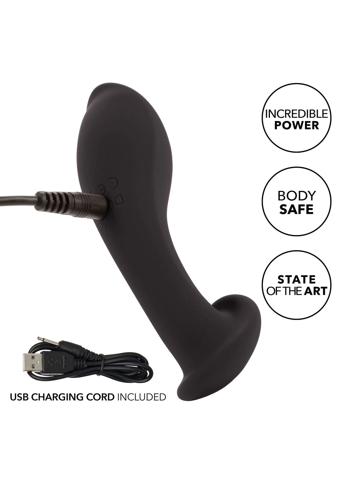 Beste vandaag nog: Eclipse Liquid Silicone Flex Probe Vibrator by CalExotics - bij Happytoys