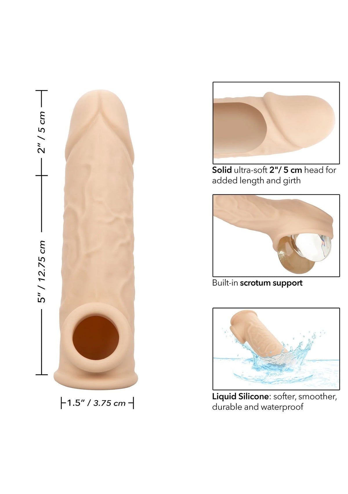 Beste vandaag nog: Life - Like Extension 7 inch - bij Happytoys Sexshop: online sex shop for Feeling Happy & Easy 😊