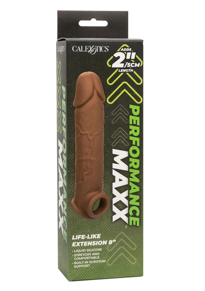 Beste vandaag nog: Life - Like Extension 8 inch by CalExotics Performance Maxx - bij Happytoys Sexshop: online sex shop for Feeling Happy & Easy 😊