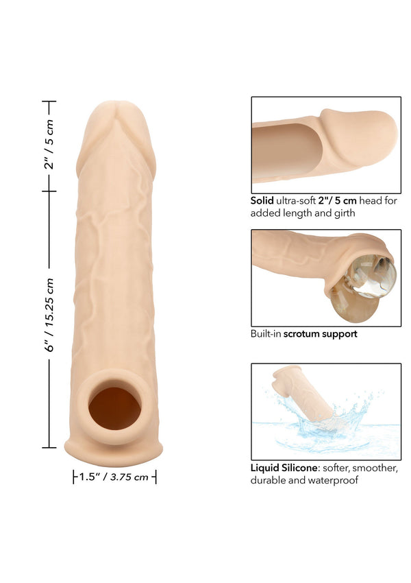 Beste vandaag nog: Life - Like Extension 8 inch by CalExotics Performance Maxx - bij Happytoys Sexshop: online sex shop for Feeling Happy & Easy 😊