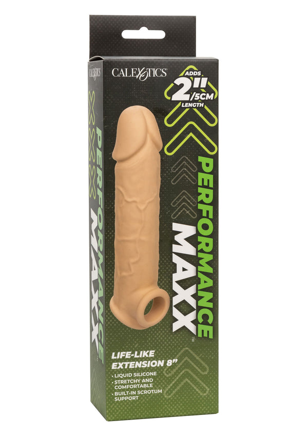 Beste vandaag nog: Life - Like Extension 8 inch by CalExotics Performance Maxx - bij Happytoys Sexshop: online sex shop for Feeling Happy & Easy 😊