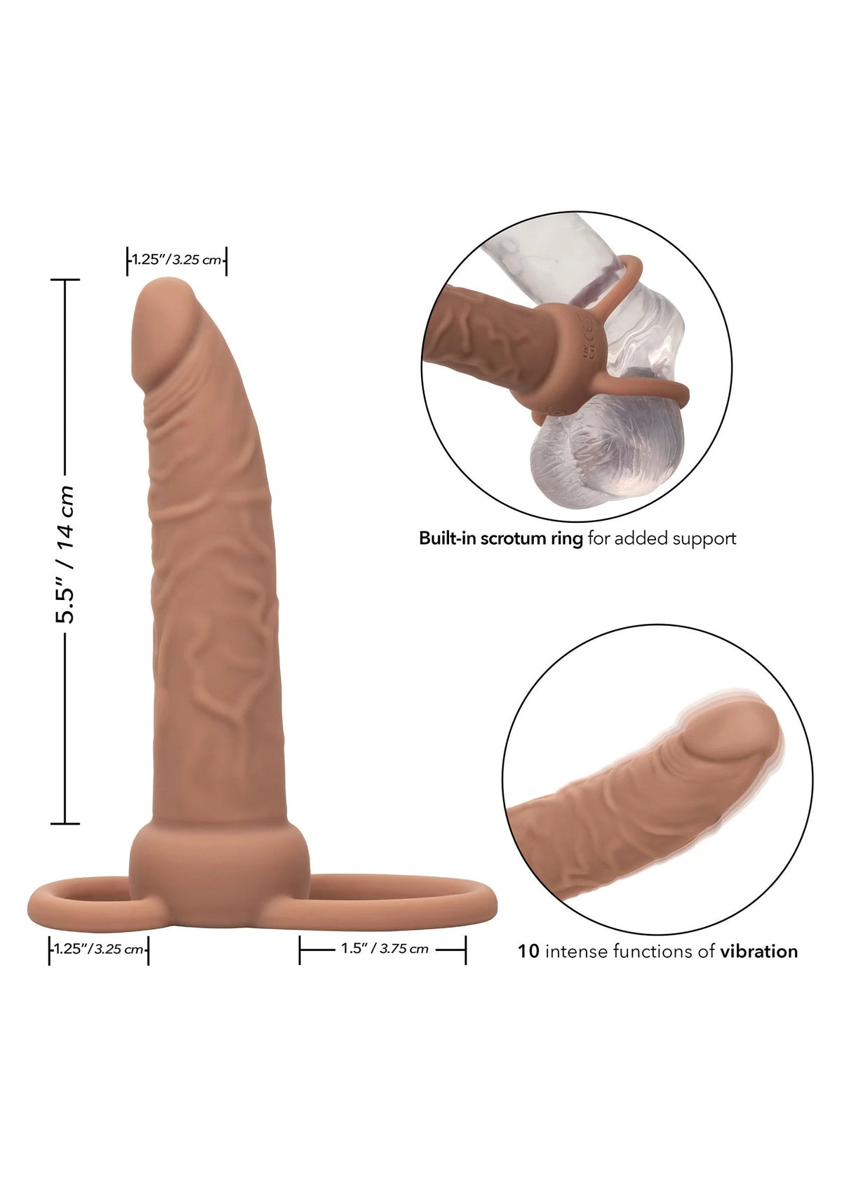 Beste vandaag nog: Rechargeable Dual Penetrator by CalExotics - bij Happytoys Sexshop: Toys for Feeling Happy & Easy 😊
