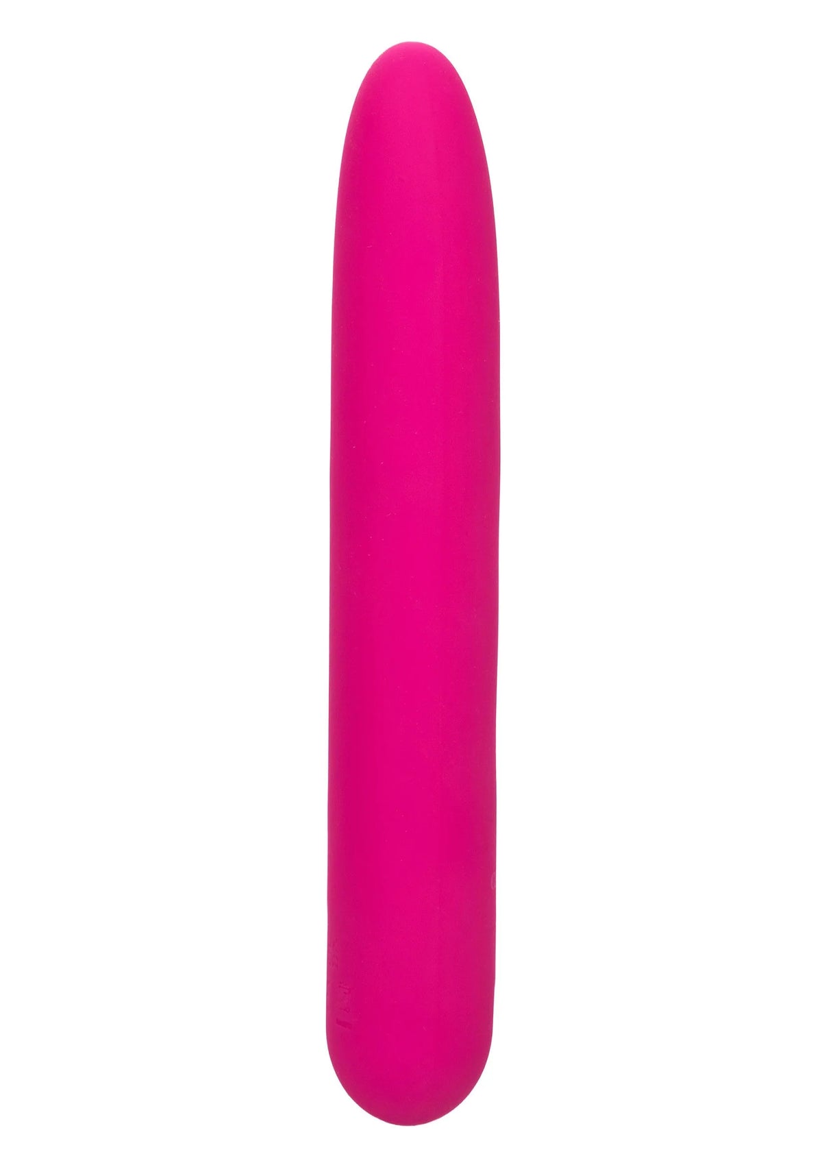 Roze vibrerende siliconen staaf met afgeronde top, glad oppervlak
