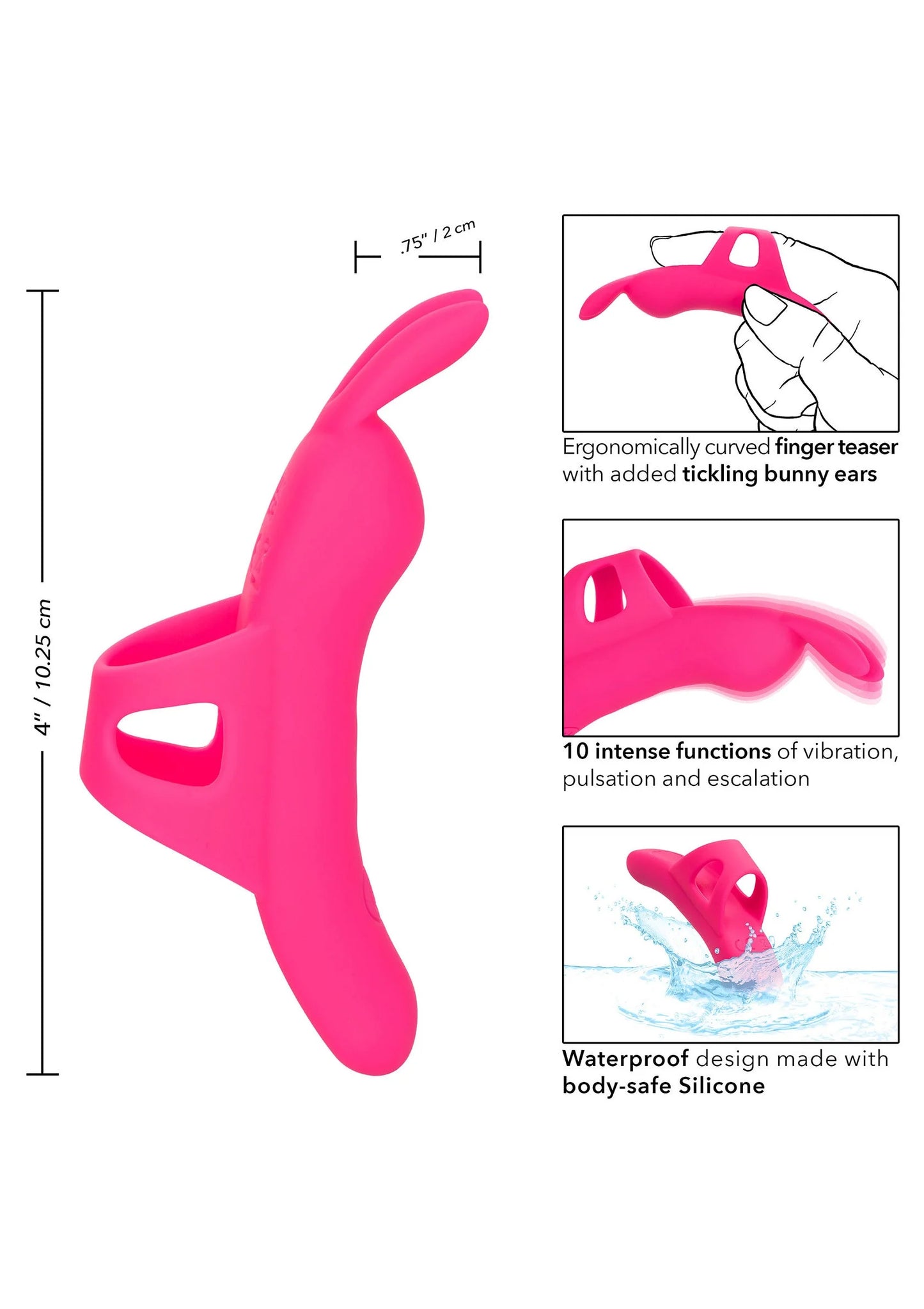 Beste vandaag nog: The Flirty Vibe by CalExotics Neon Vibes - bij Happytoys