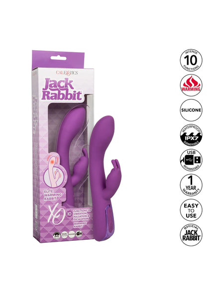Verpakte paarse rabbit-vibrator met keurmerken, CalExotics