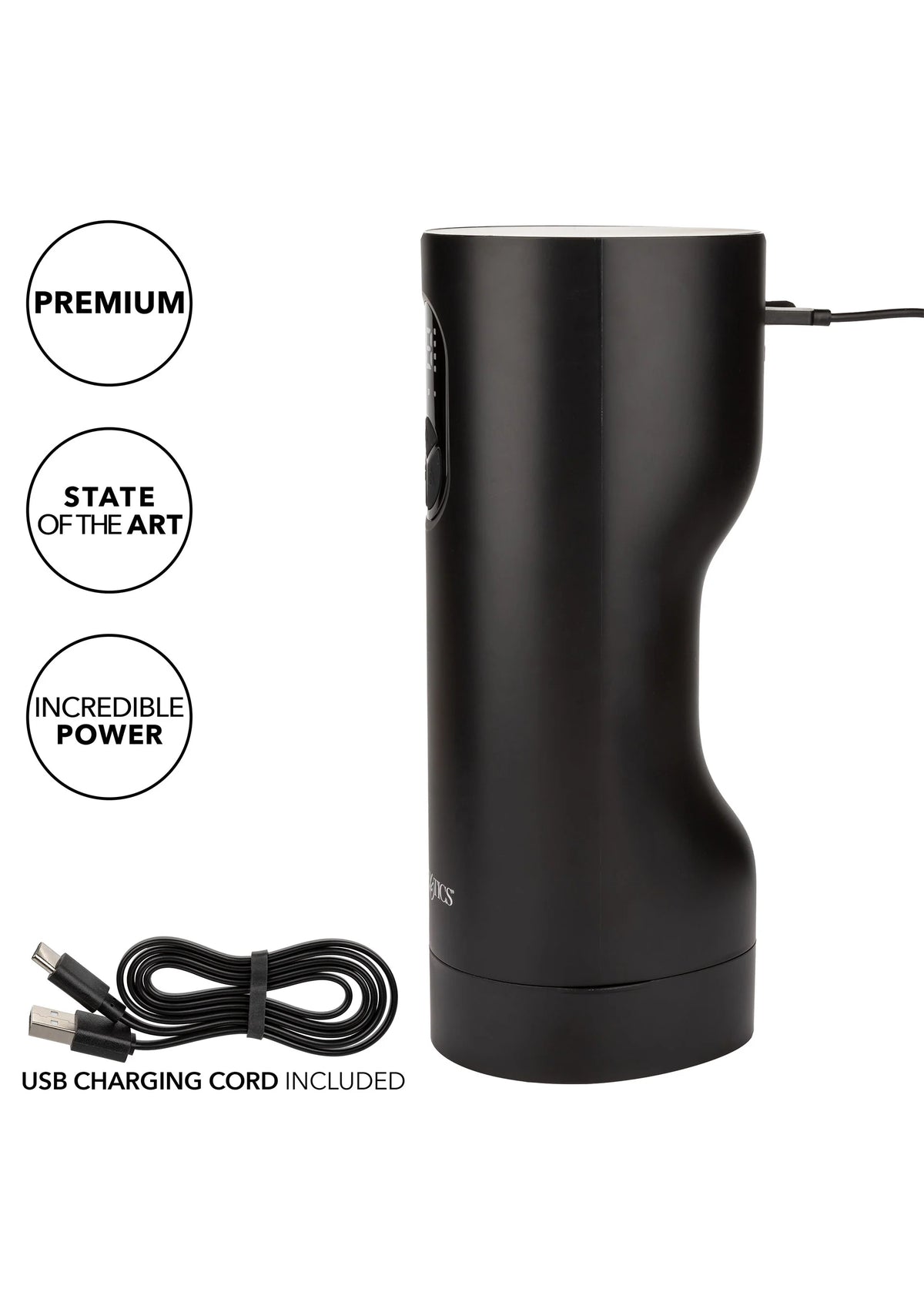 Bionic Vibro Stroker basis met USB-oplaadkabel inbegrepen