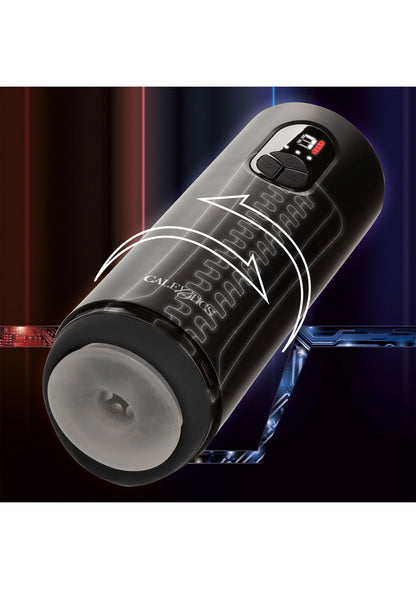 Bionic Vibro Stroker met vibratie- en zuigpijlen over de behuizing