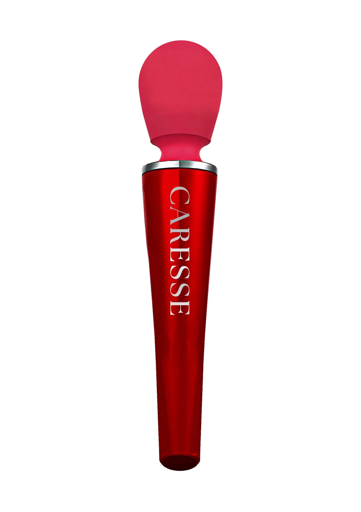 Beste vandaag nog: Compact Wand Massager Red by Caresse - bij Happytoys Sexshop: Toys for Feeling Happy & Easy 😊 - Rood - 15000 - RED