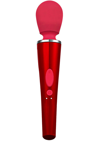 Beste vandaag nog: Compact Wand Massager Red by Caresse - bij Happytoys Sexshop: Toys for Feeling Happy & Easy 😊