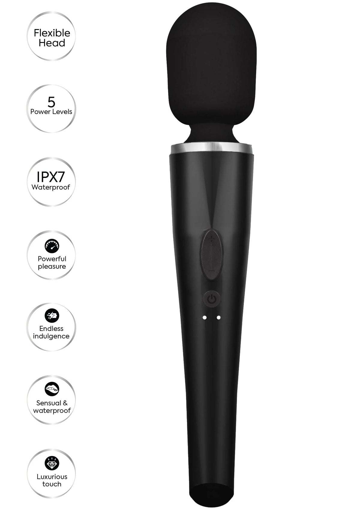 Beste vandaag nog: Pro Wand Massager Red by Caresse - bij Happytoys Sexshop: Toys for Feeling Happy & Easy 😊