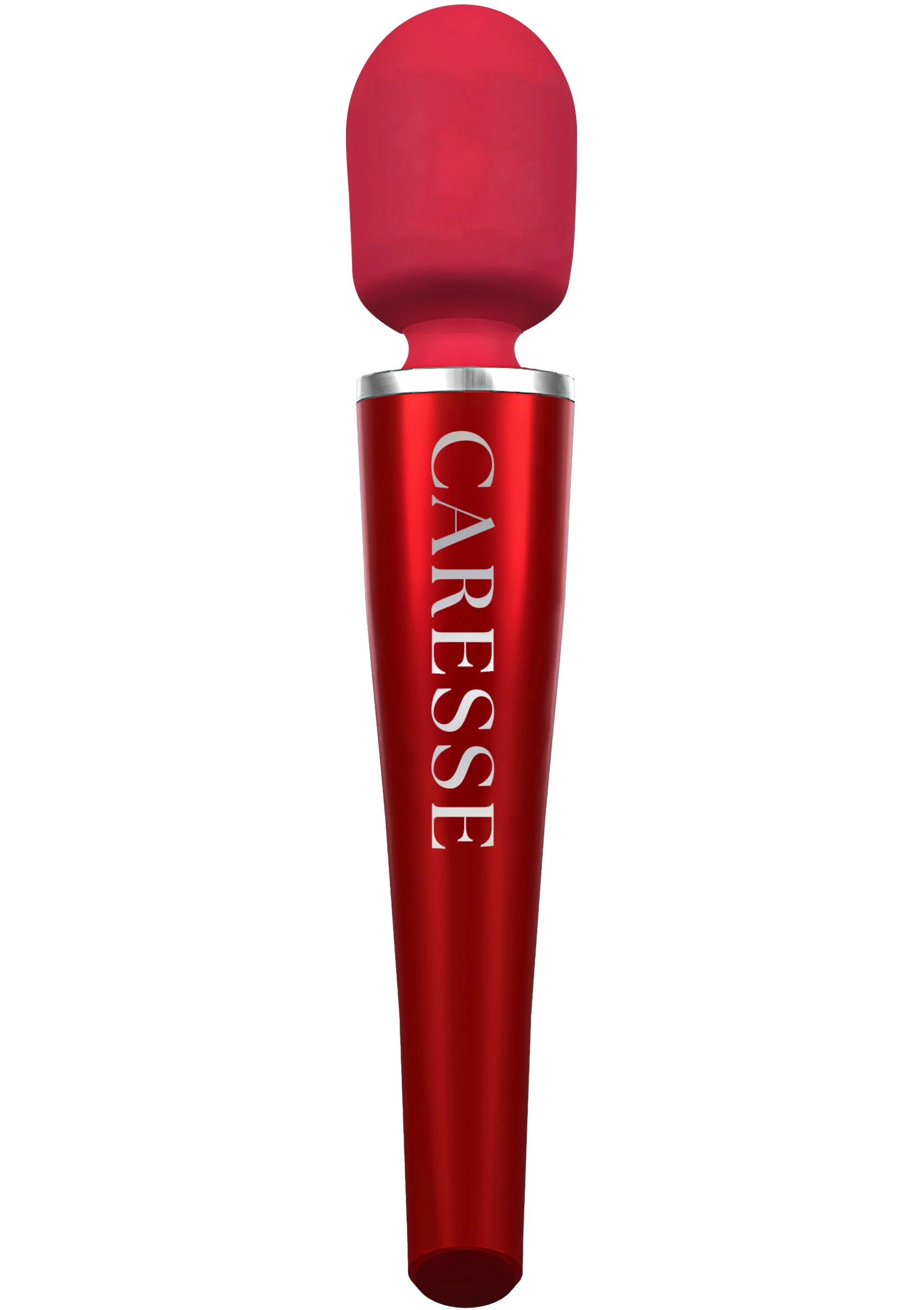 Beste vandaag nog: Pro Wand Massager Red by Caresse - bij Happytoys Sexshop: Toys for Feeling Happy & Easy 😊 - Rood - 15010 - RED