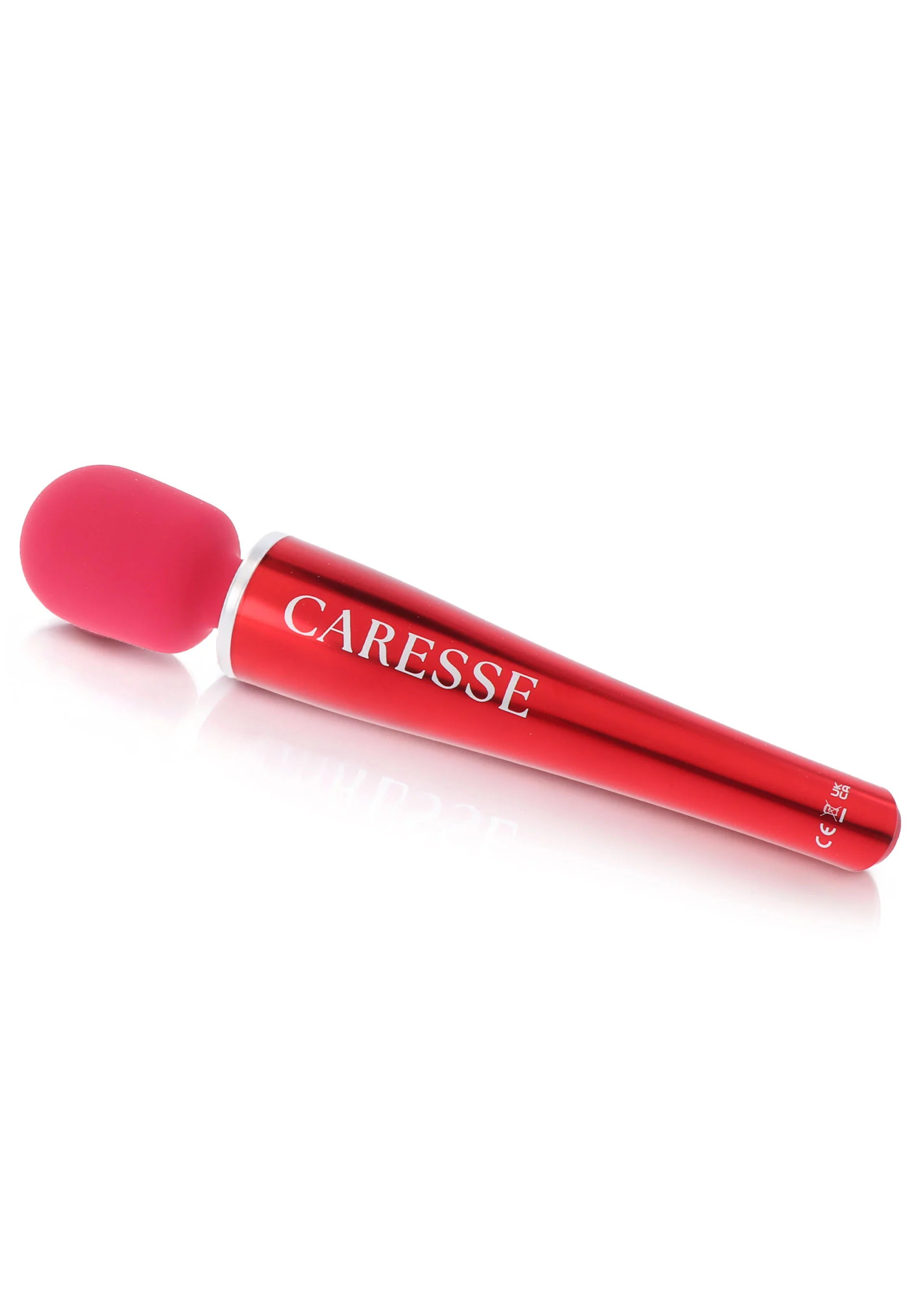 Beste vandaag nog: Pro Wand Massager Red by Caresse - bij Happytoys Sexshop: Toys for Feeling Happy & Easy 😊