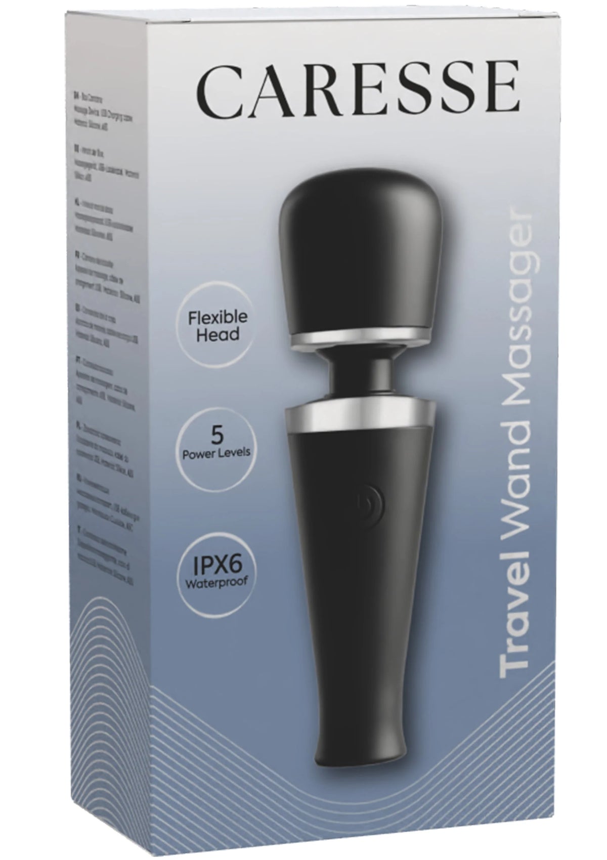 Beste vandaag nog: Travel Wand Massager by Caresse - bij Happytoys Sexshop: online sex shop for Feeling Happy & Easy 😊