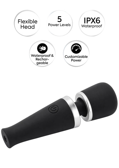 Beste vandaag nog: Travel Wand Massager by Caresse - bij Happytoys Sexshop: online sex shop for Feeling Happy & Easy 😊