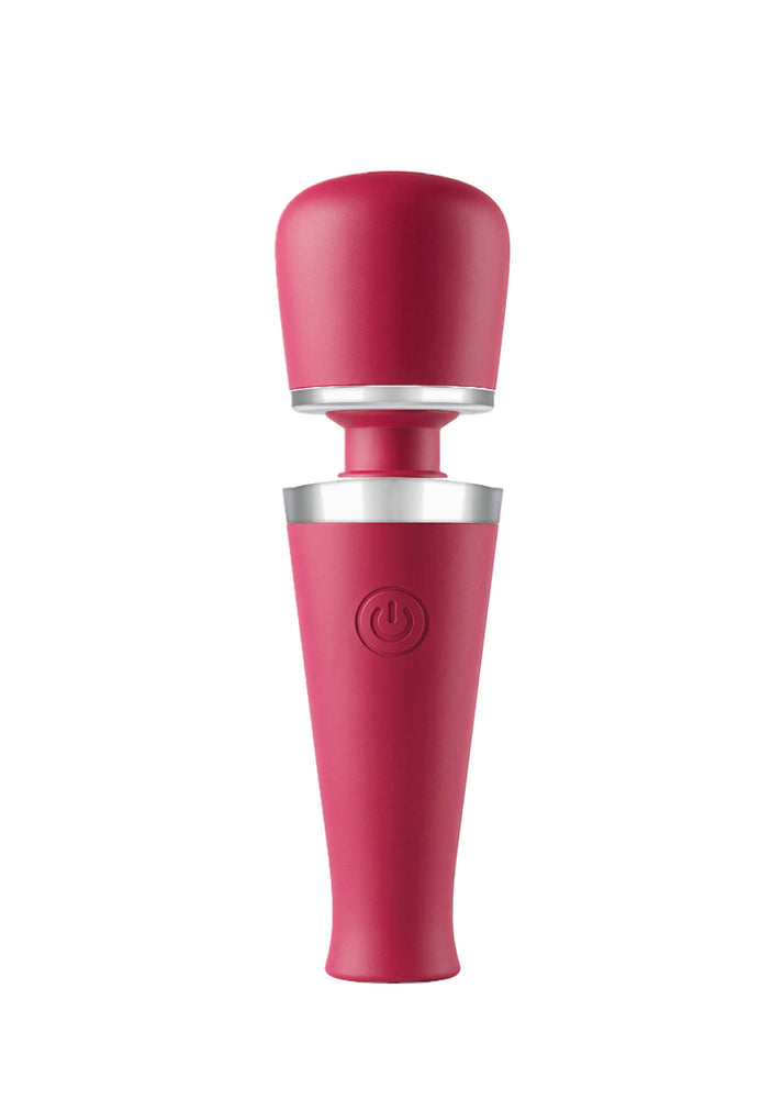 Beste vandaag nog: Travel Wand Massager by Caresse - bij Happytoys Sexshop: online sex shop for Feeling Happy & Easy 😊 - Rood - 15020 - RED