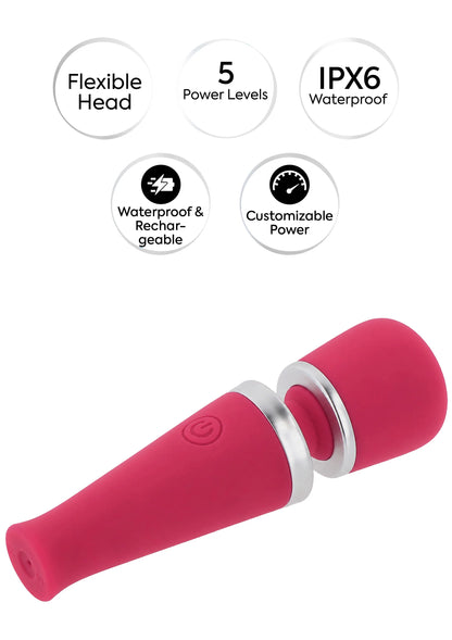 Beste vandaag nog: Travel Wand Massager by Caresse - bij Happytoys Sexshop: online sex shop for Feeling Happy & Easy 😊