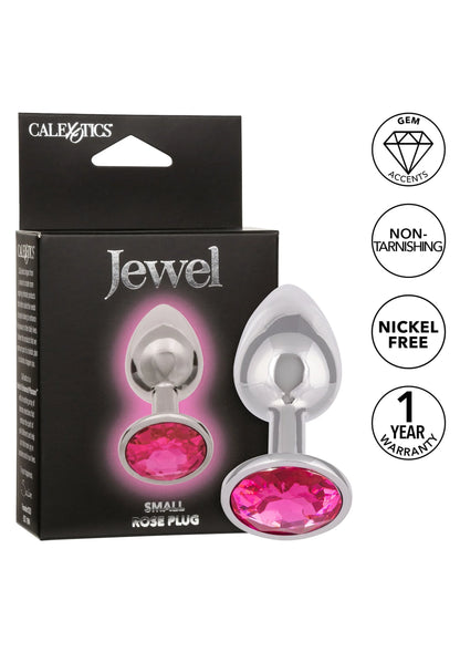 Bestel: Jewel Small Rose Plug by CalExotics Jewel - bij Happytoys: de erotische sex webshop | liever Happy dan Easy ⭐⭐⭐⭐⭐