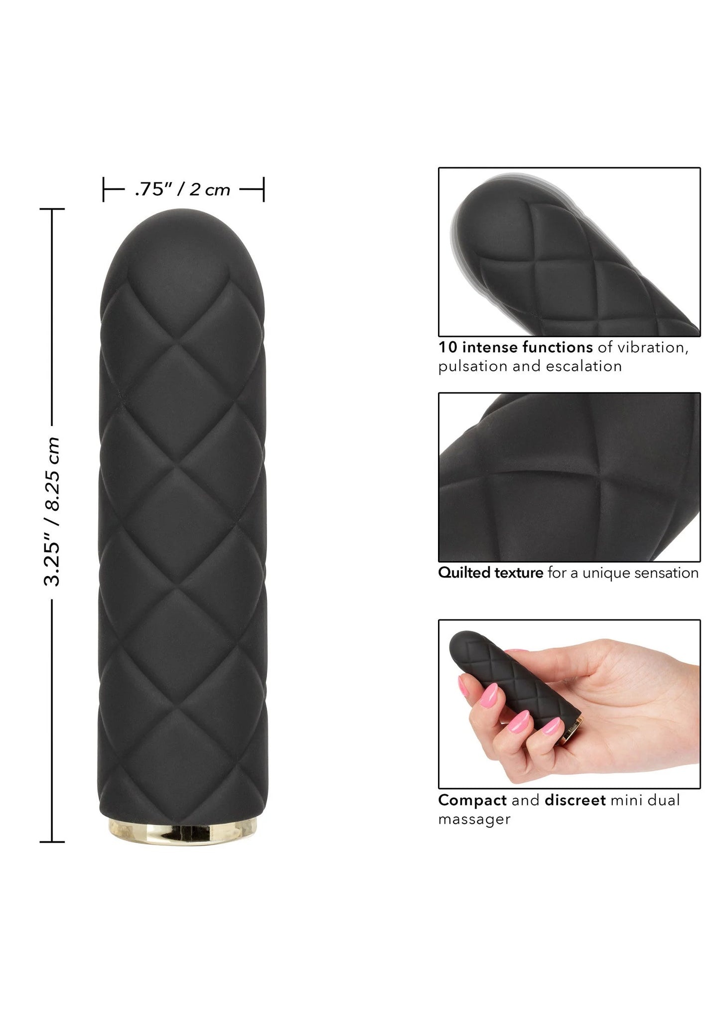 Beste vandaag nog: Raven Quilted Seducer by CalExotics - bij Happytoys