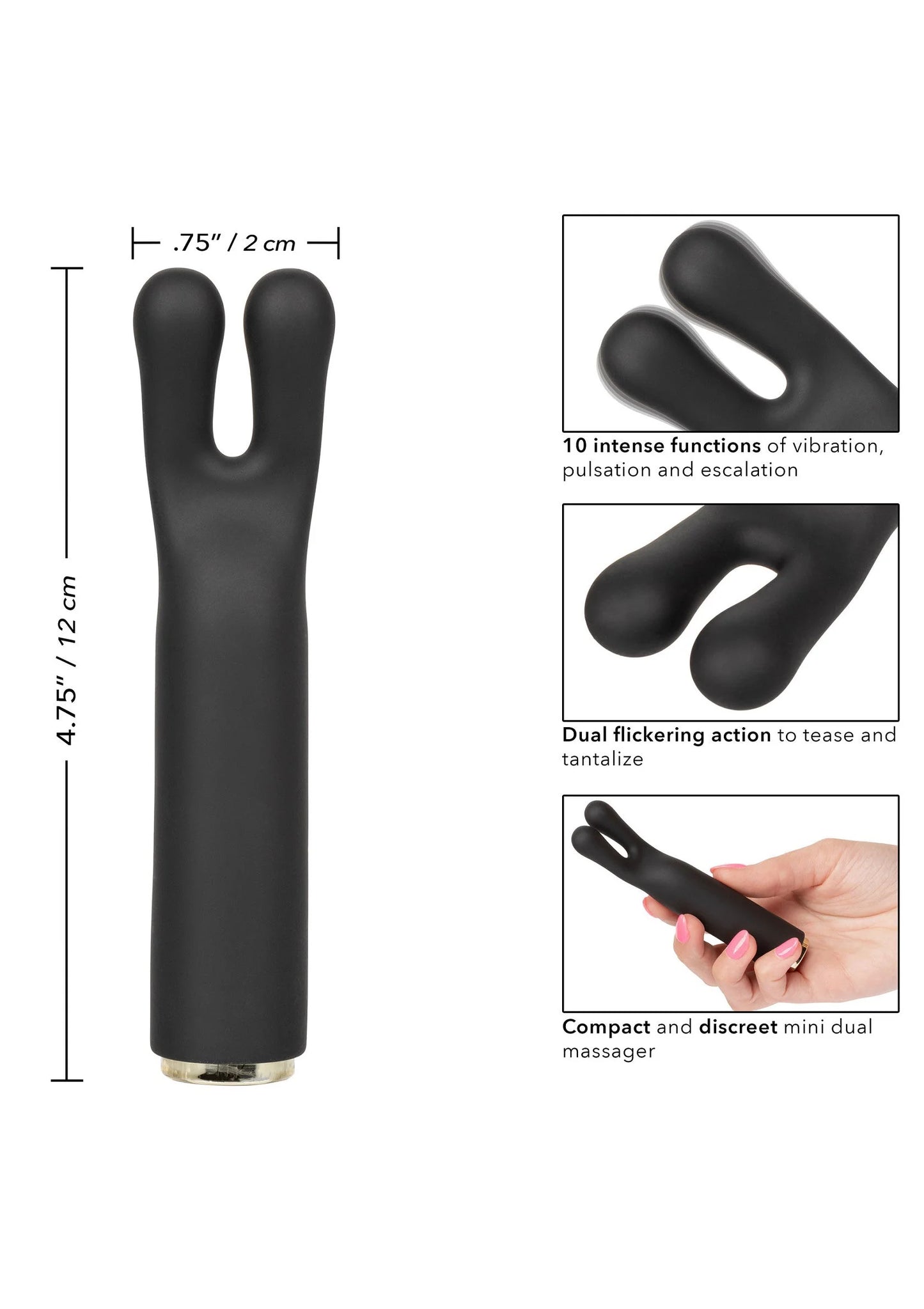 Beste vandaag nog: Raven Charmer Massager by CalExotics - bij Happytoys