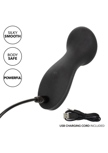 Zwarte mini massager met USB-oplaadsnoer inbegrepen