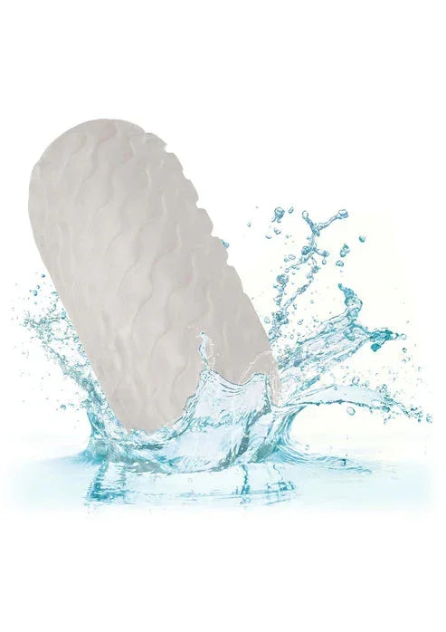 Witte squishy glij-roller met waterplons rondom