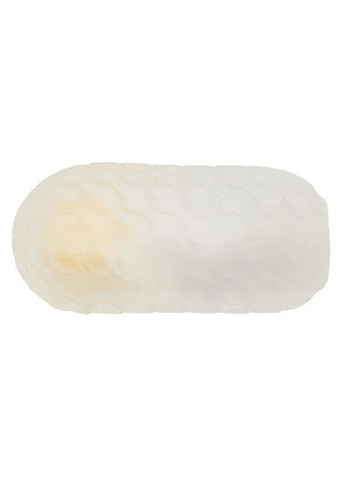 CalExotics squishy glij-roller, licht van kleur, ovaal met zachte reliëfstructuur