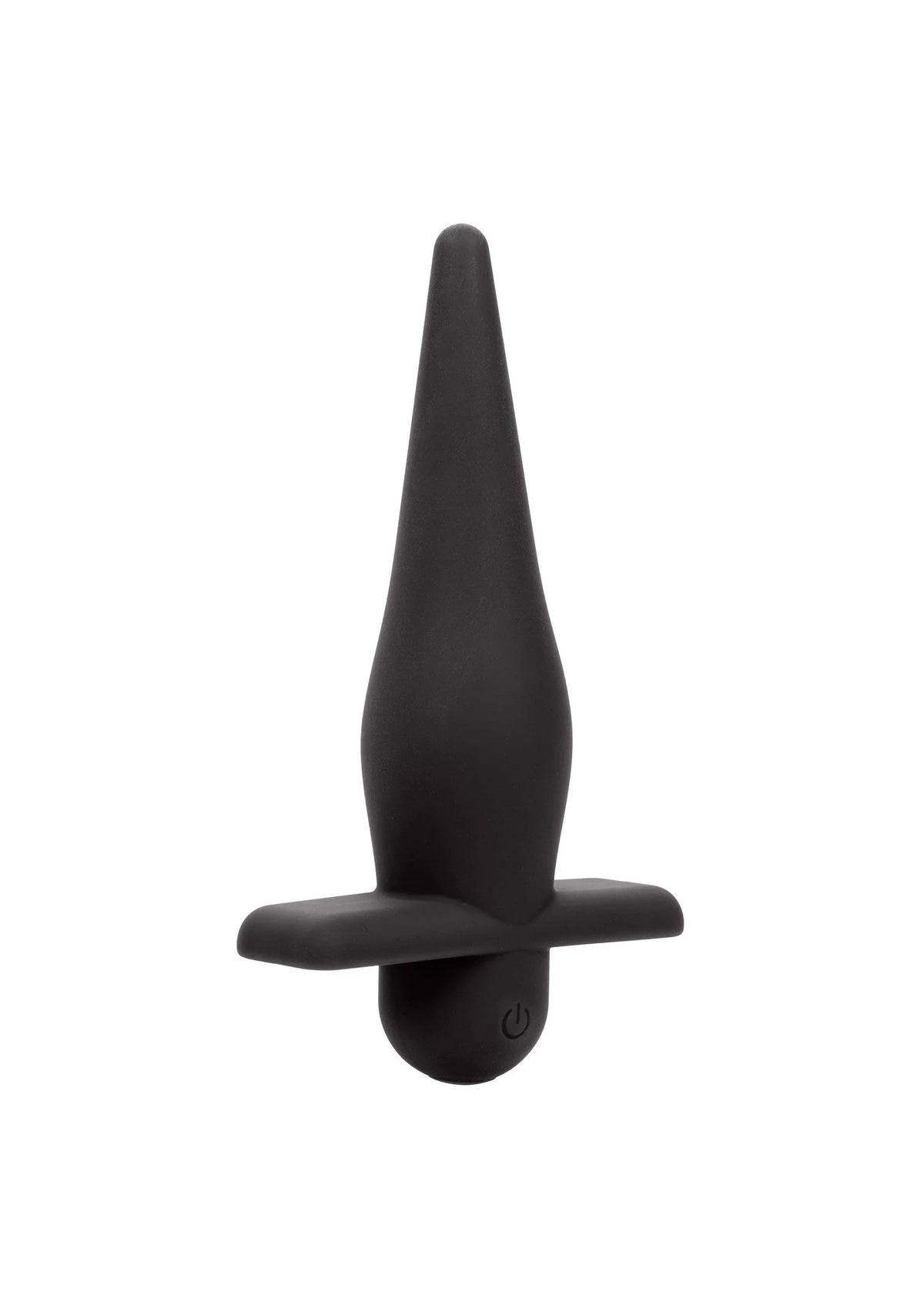 Oplaadbare high-intensity probe, zwarte conische vorm met platte flens en knop