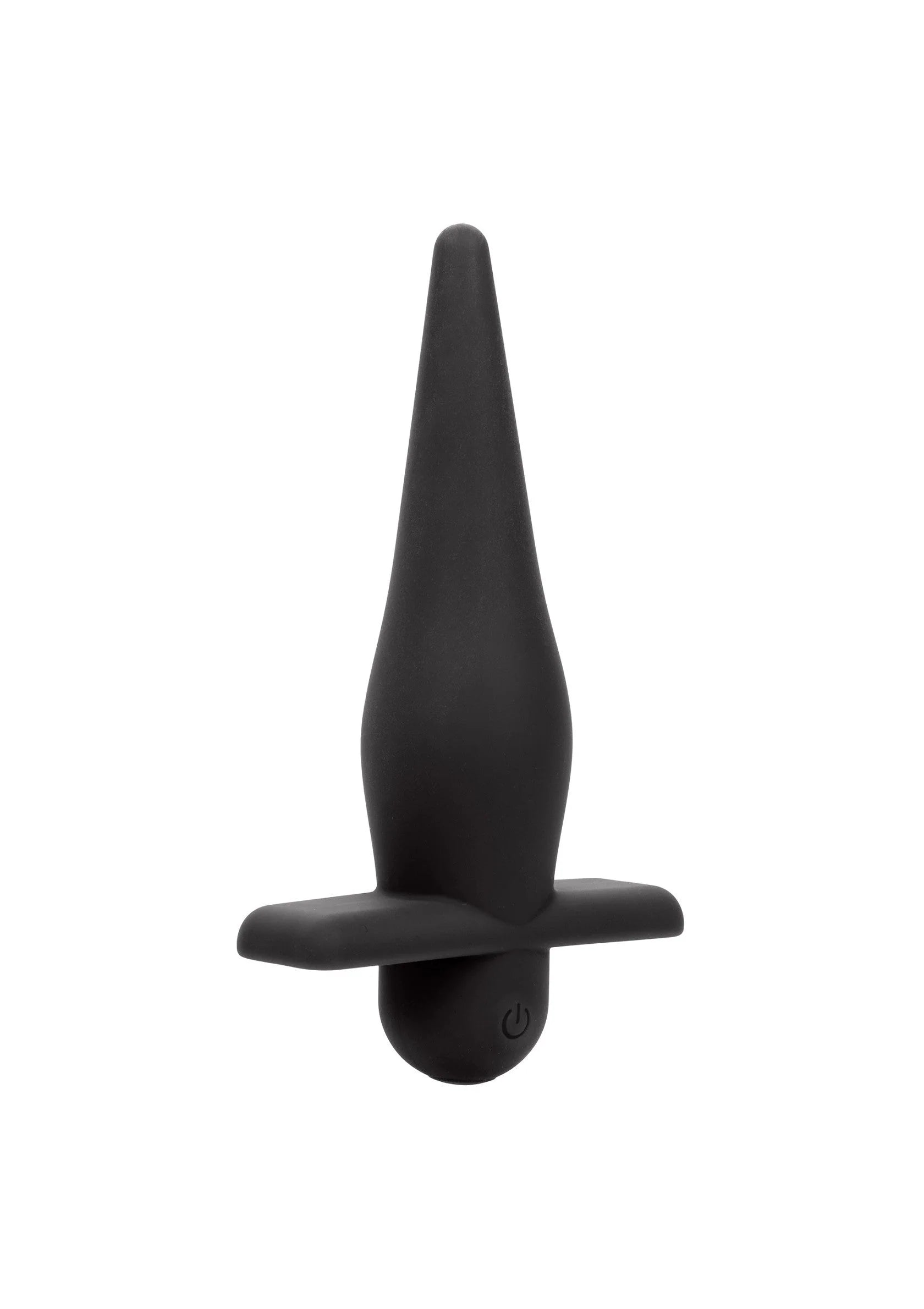 Oplaadbare high-intensity probe, zwarte conische vorm met platte flens en knop