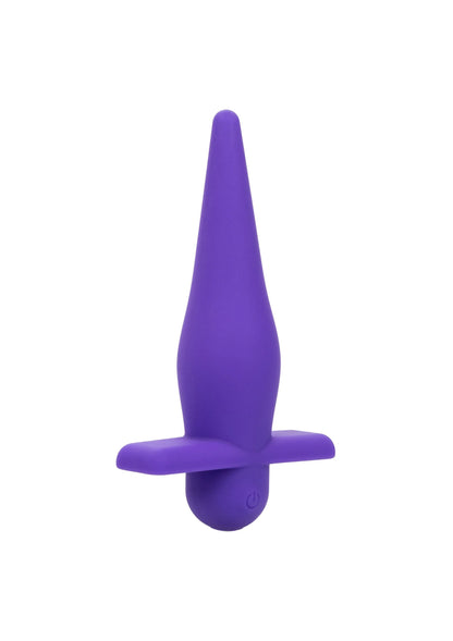 Oplaadbare high-intensity probe, paarse conische vorm met platte flens en knop
