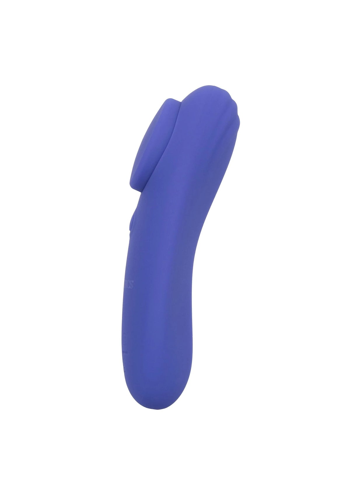 Blauwe silicone panty teaser met opstaande rand, zijaanzicht