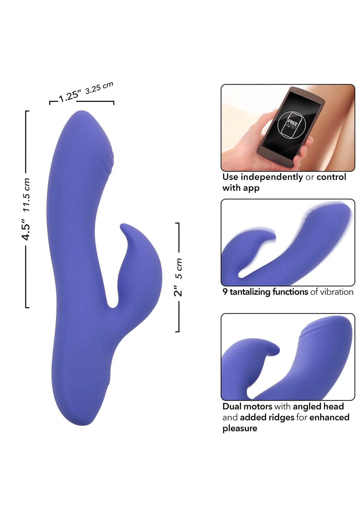 Beste vandaag nog: Calex Connect Dual Stimulator by CalExotics - bij Happytoys Sexshop: Toys for Feeling Happy & Easy 😊