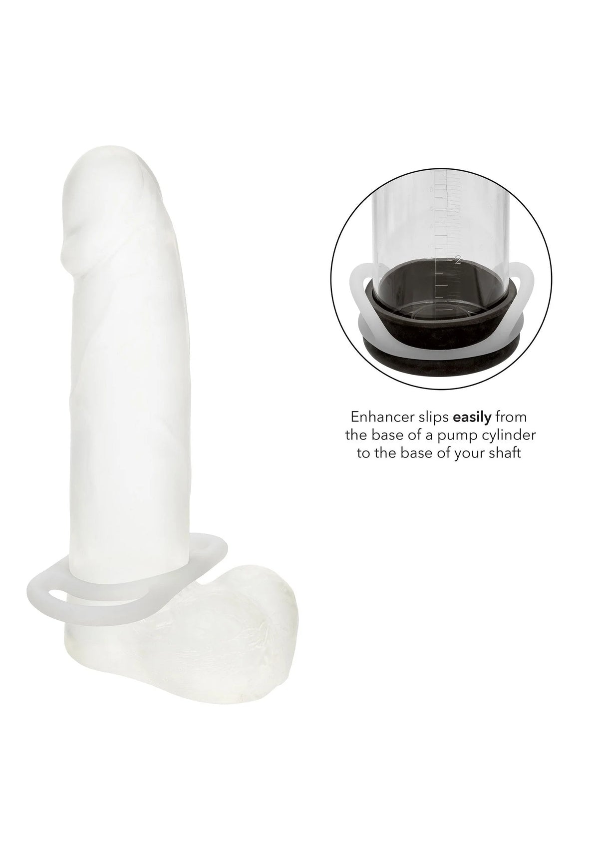 Bestel: Silicone Commander Ring by CalExotics - bij Happytoys: de erotische sex webshop | liever Happy dan Easy ⭐⭐⭐⭐⭐