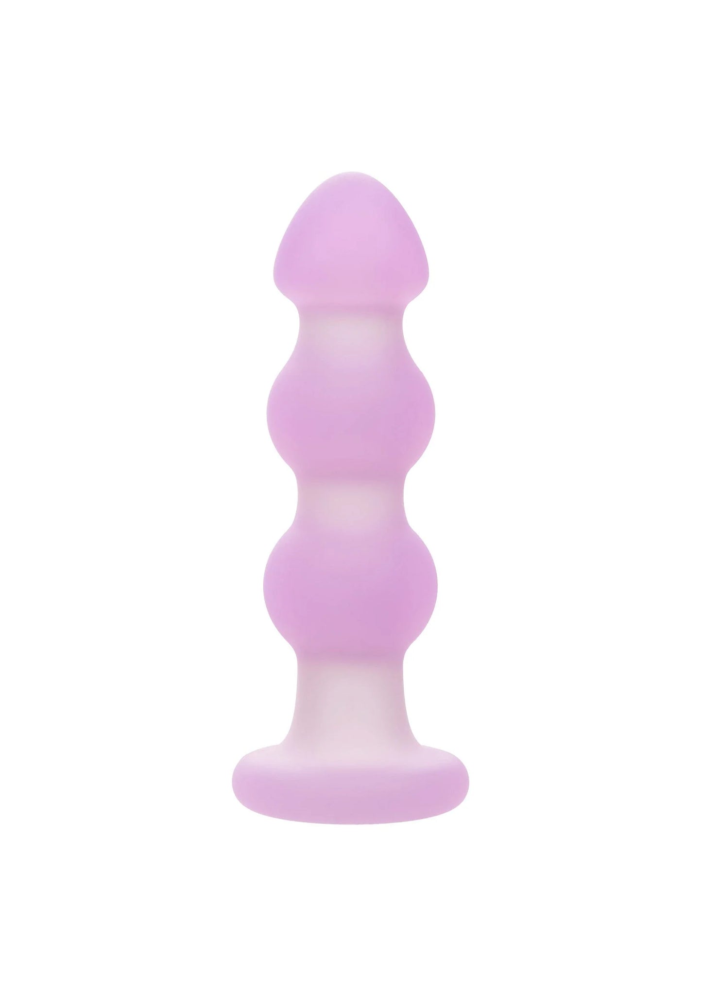 CalExotics beaded probe, lila siliconen vibrator met opgestapelde rondingen
