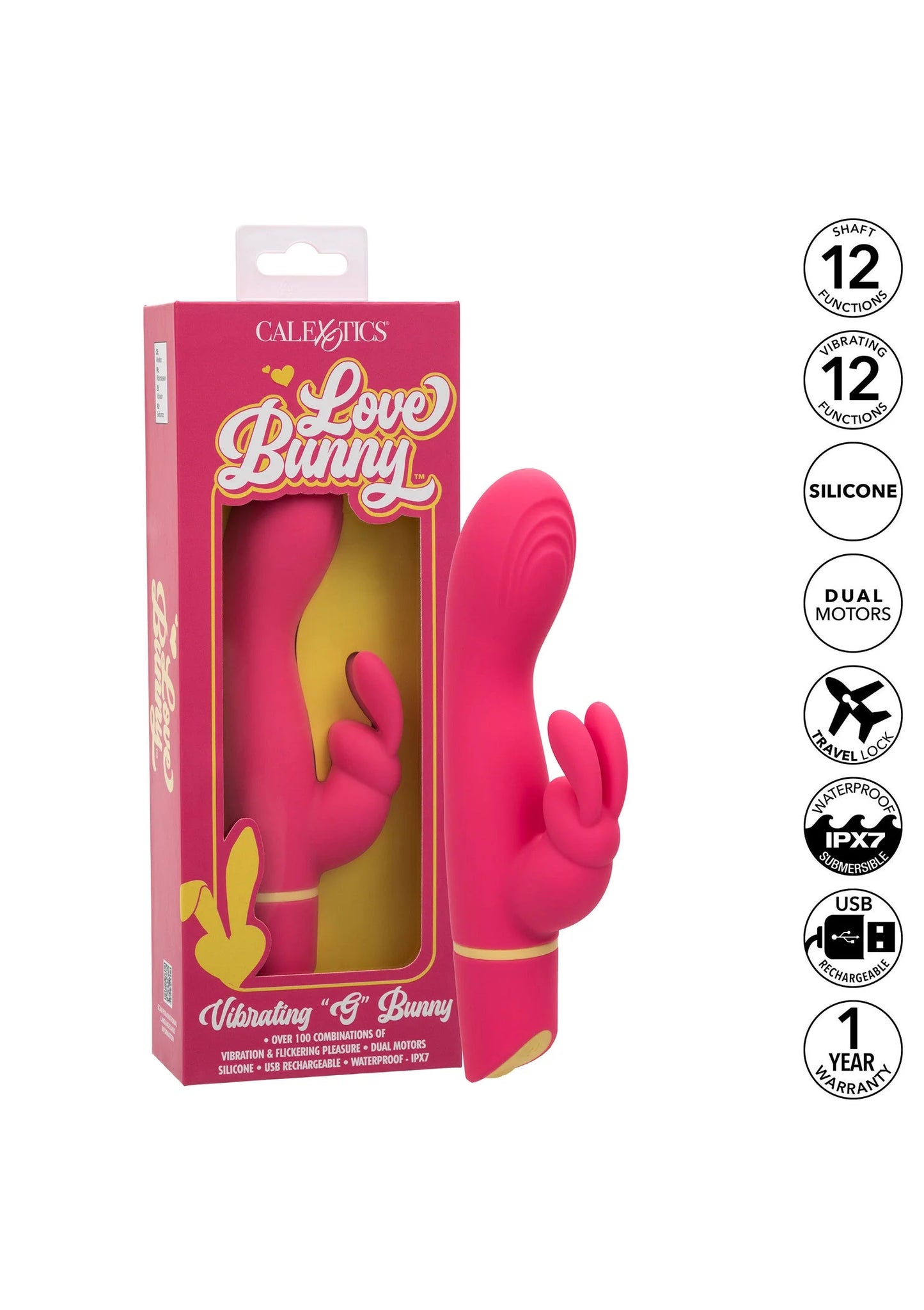 Beste vandaag nog: Love Bunny Vibrating 'G” Bunny by CalExotics - bij Happytoys Sexshop: Toys for Feeling Happy & Easy 😊