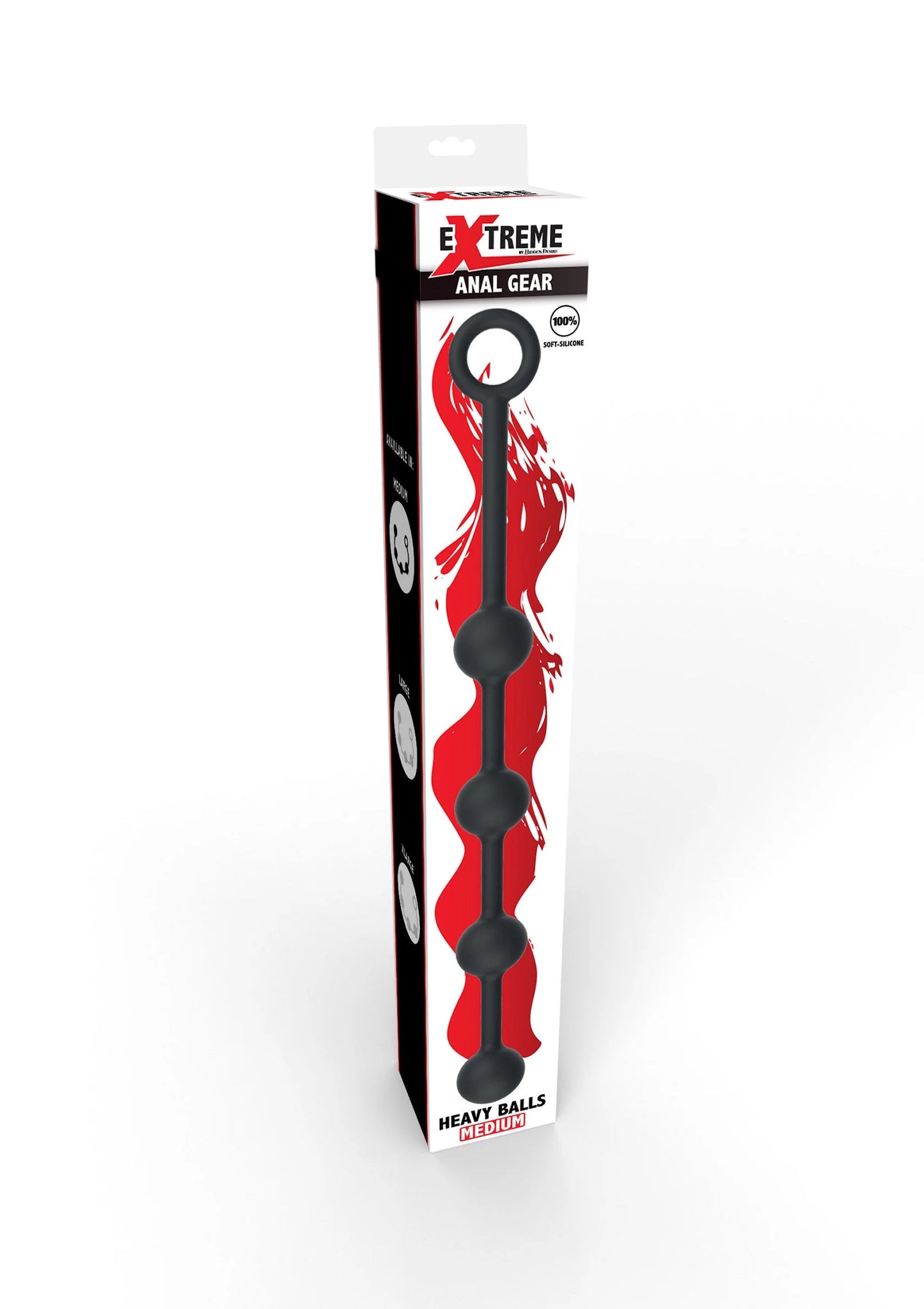 Beste vandaag nog: Extreme Heavy Anal Balls Medium by Hidden Desire - bij Happytoys
