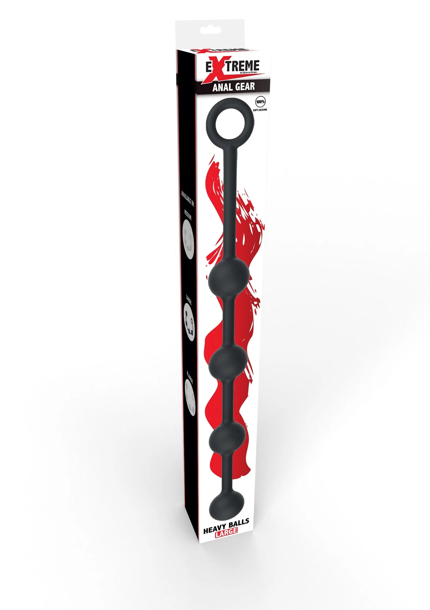 Beste vandaag nog: Extreme Heavy Anal Balls Large by Hidden Desire - bij Happytoys