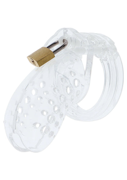 Bestel: Chastity Cock Cage Acrylic - bij Happytoys: de erotische sex webshop | liever Happy dan Easy ⭐⭐⭐⭐⭐