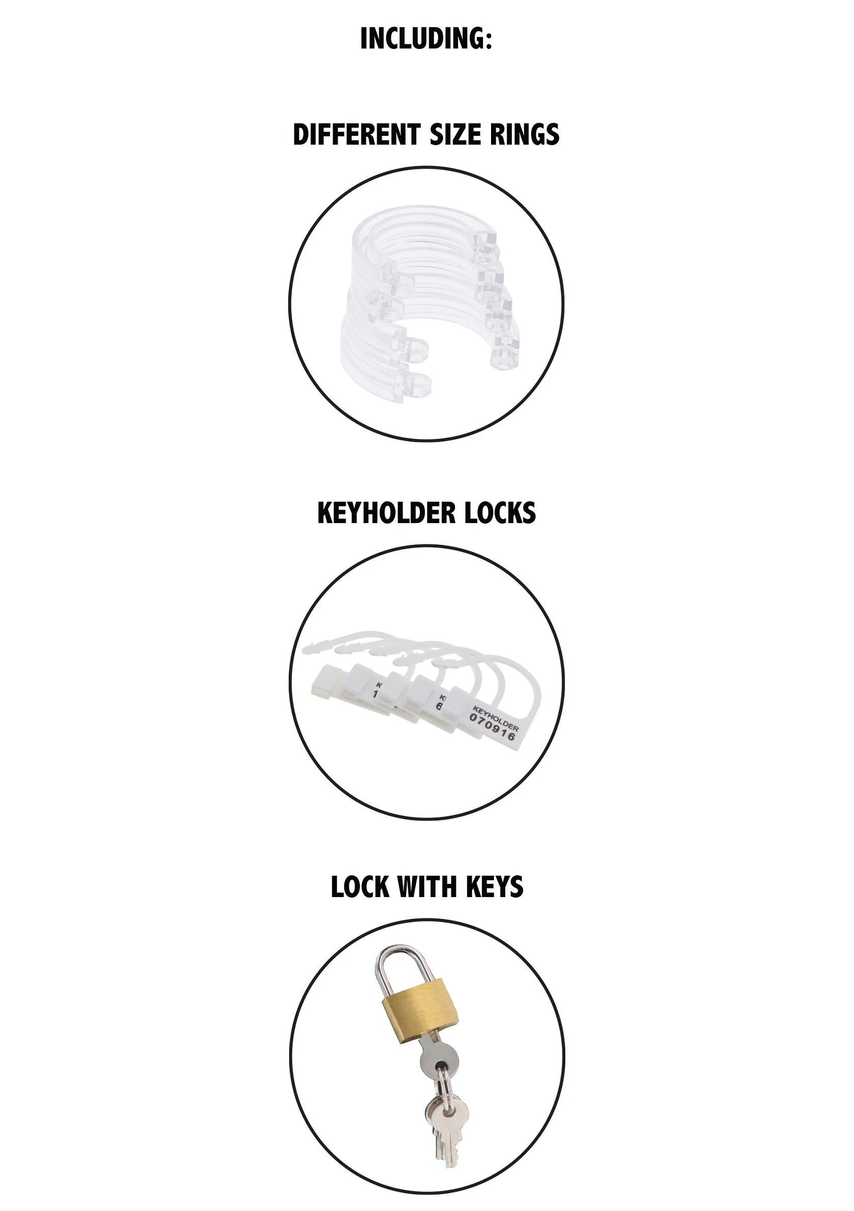 Bestel: Chastity Cock Cage Acrylic - bij Happytoys: de erotische sex webshop | liever Happy dan Easy ⭐⭐⭐⭐⭐