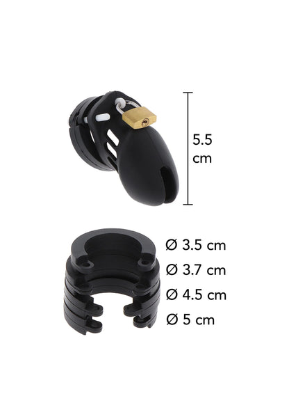 Bestel: Chastity Cock Cage Silicone Small - bij Happytoys: de erotische sex webshop | liever Happy dan Easy ⭐⭐⭐⭐⭐