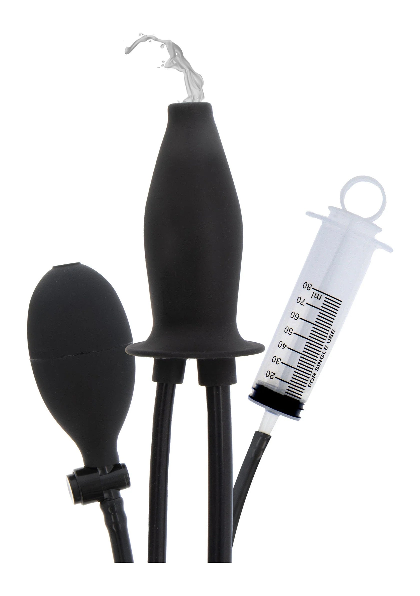 Beste vandaag nog: Inflatable Lubricating butt Plug by Hidden Desire Extreme - bij Happytoys Sexshop: online sex shop for Feeling Happy & Easy 😊 - Default Title - 16854 - BLACK