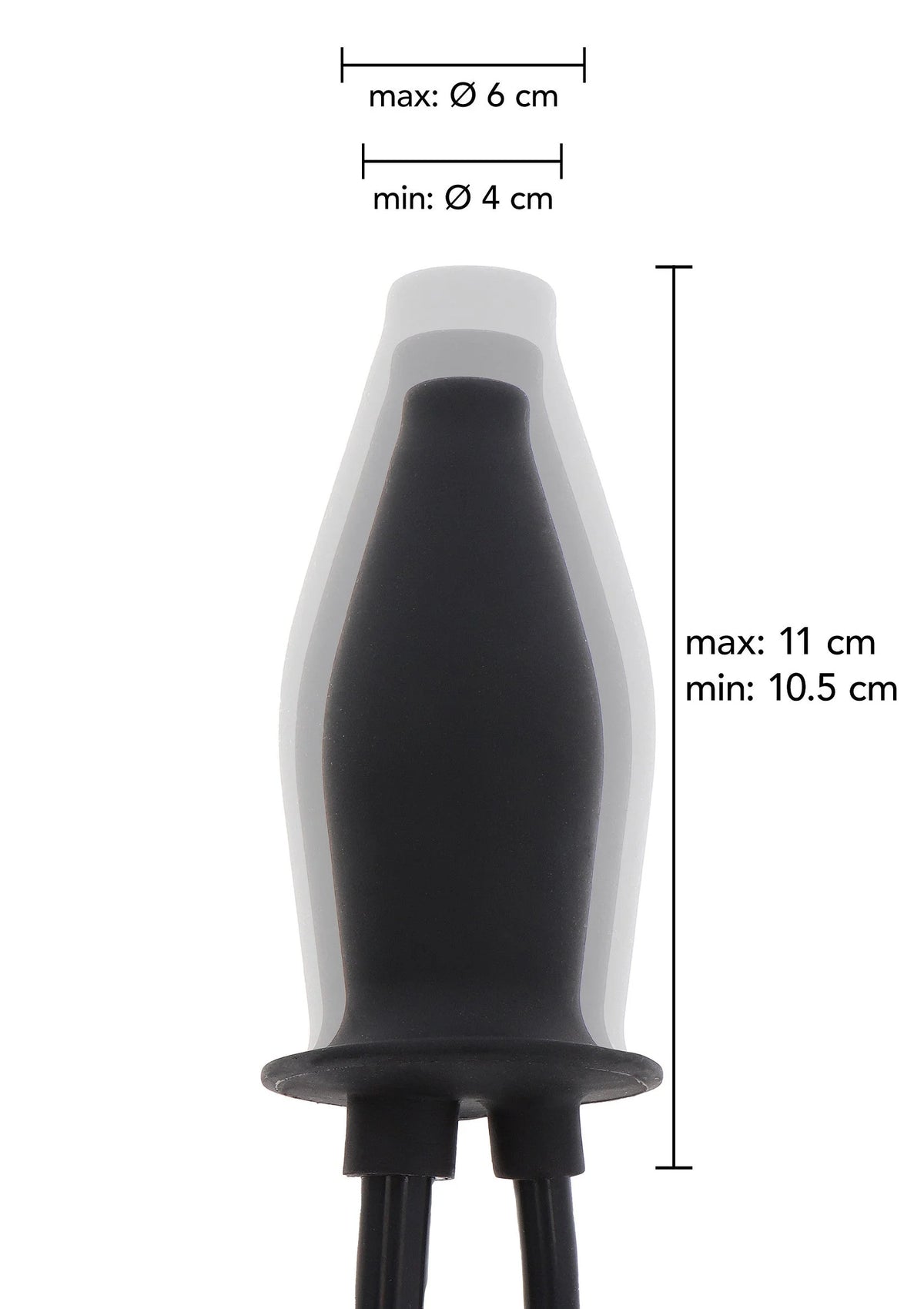 Beste vandaag nog: Inflatable Lubricating butt Plug by Hidden Desire Extreme - bij Happytoys Sexshop: online sex shop for Feeling Happy & Easy 😊